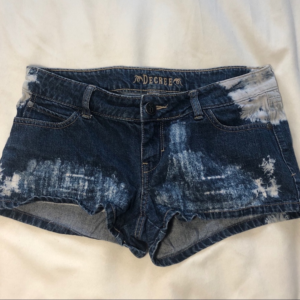 Denim shorts